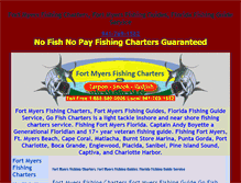 Tablet Screenshot of fortmyersfloridafishing.com